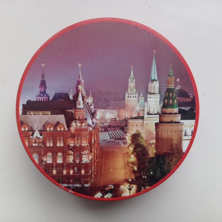 Жестяная банка коробка Виды Москвы Карамель Леденцы Монпансье