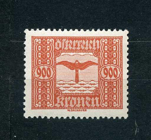 Австрия. Авиапочта. Парящий сокол. 1922.**