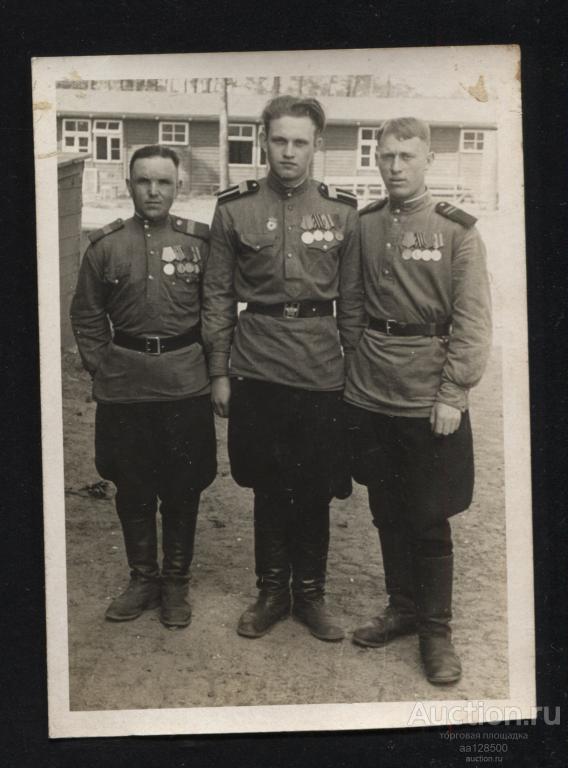 фото ВОВ военные 88х124 мм