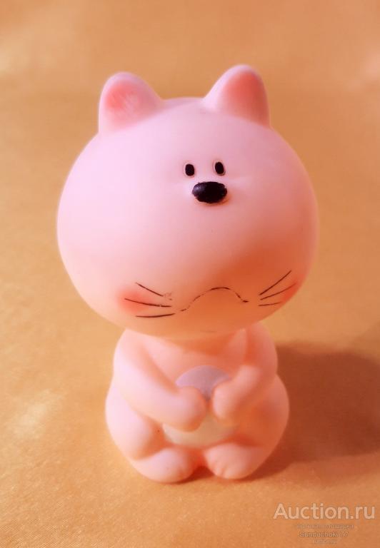 «Котик» Кот. Котёнок. Резиновая игрушка для игры в ванной. Рост 10 см.