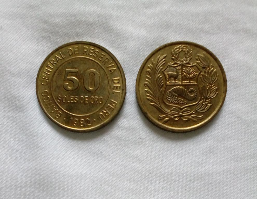 Перу 50 солей 1982 год