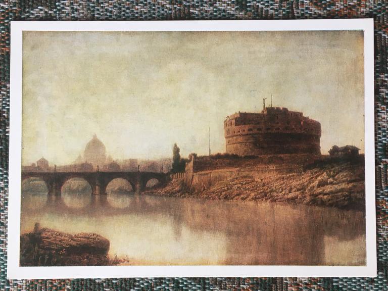 Сильв.Ф. Щедрин. Вид на реку Тибр и замок св. Ангела. 1985 г.