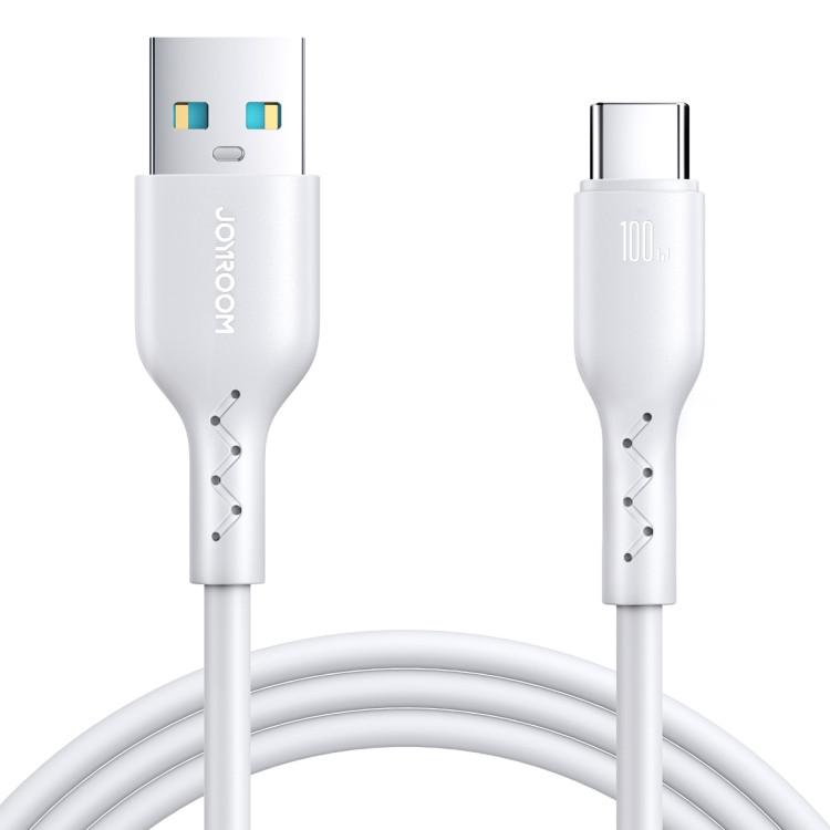 Кабель USB - Type-C JOYROOM 100W, 1 метр, белый (SA26-AC6)