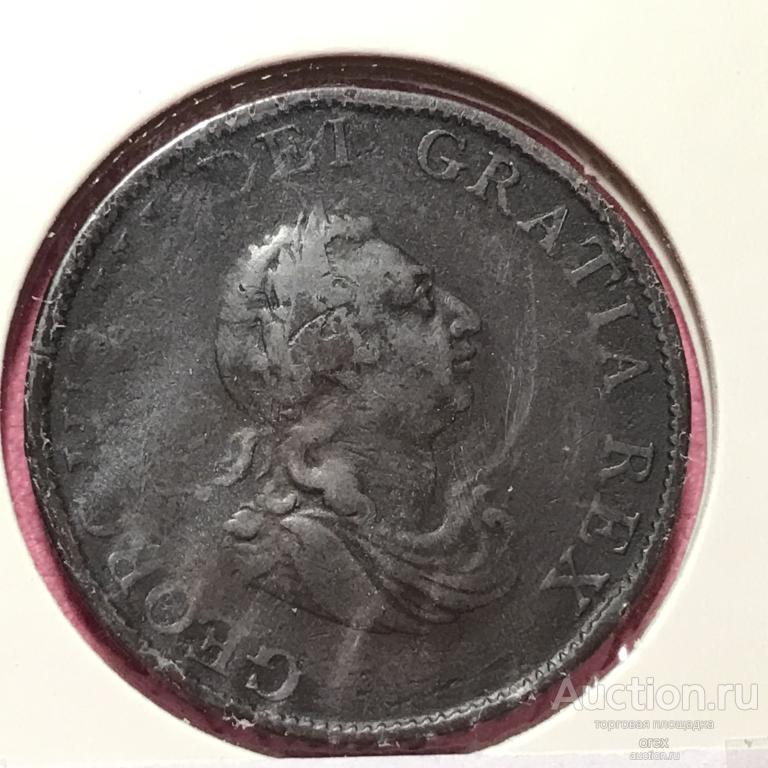 1/2 пенни 1799 Великобритания (холдер)