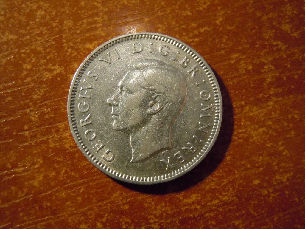 1 шиллинг 1940г Великобритания, Английский шиллинг, 5,62гр, серебро