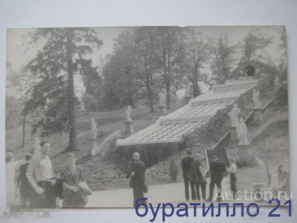 &quot; Фото лестницы,статуй,отдыхающих.&quot; 9х14 