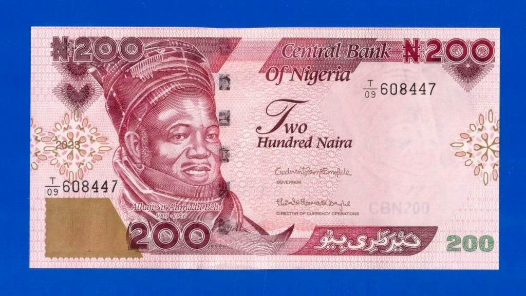 Нигерия. 200 найра, 2023. UNC-. Мультилот