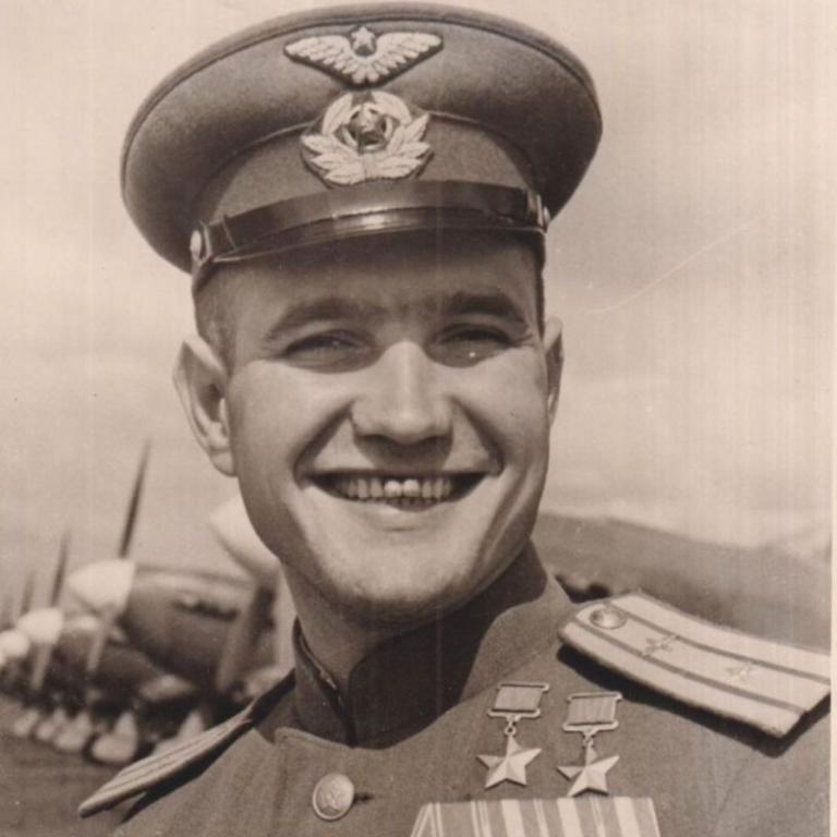 Фото дважды Героя Советского союза А.Е. Боровых, фотохроника ТАСС (86309)