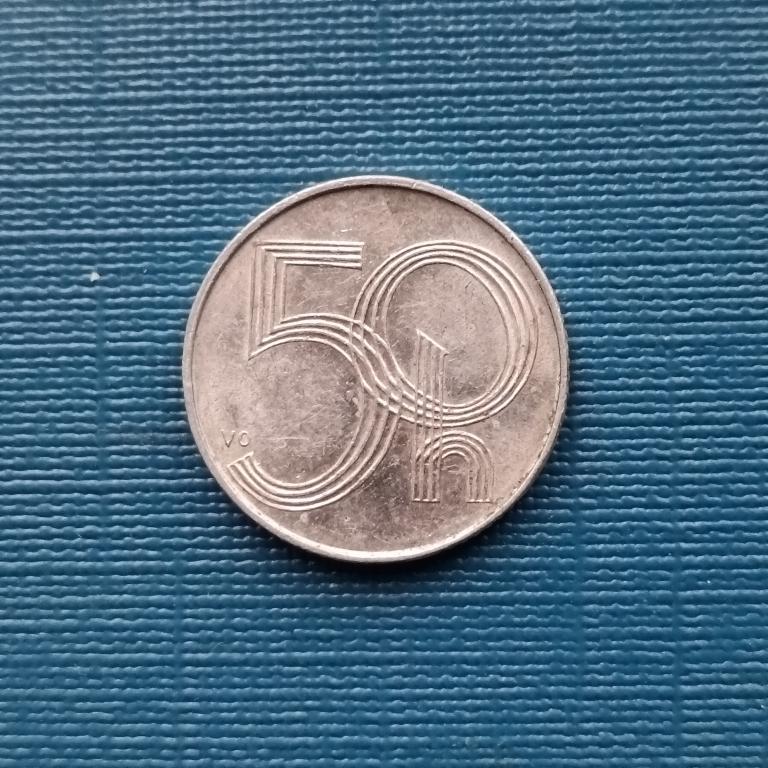 Чехия 50 геллеров 1995 год