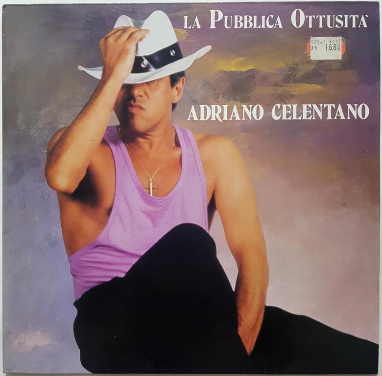 Adriano Celentano "La Pubblica Ottusita" 1987 Lp