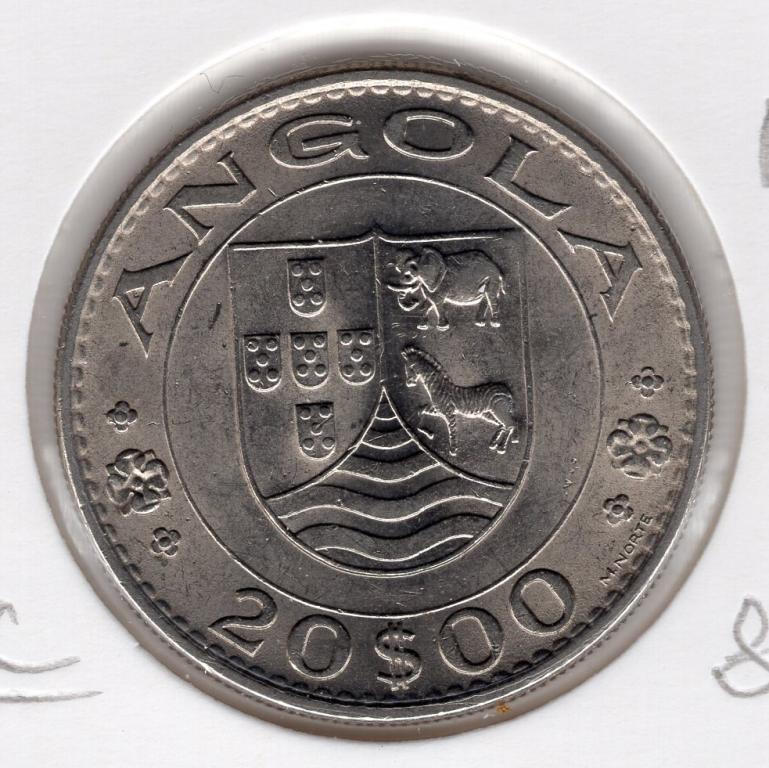 20 эскудо - Ангола - 1971 - KM#80