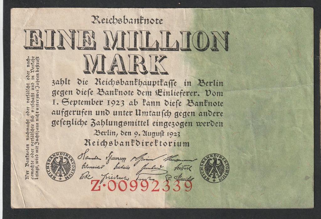 Германия, 1 миллион марок 1923 года