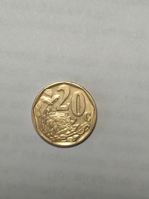 ЮАР.   20 центов 2006 год.