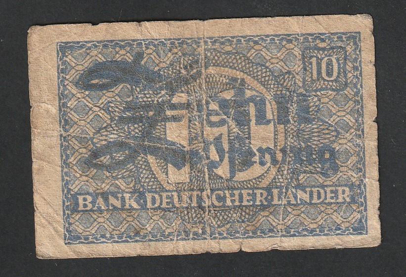 Германия, 10 пфеннингов 1948 года