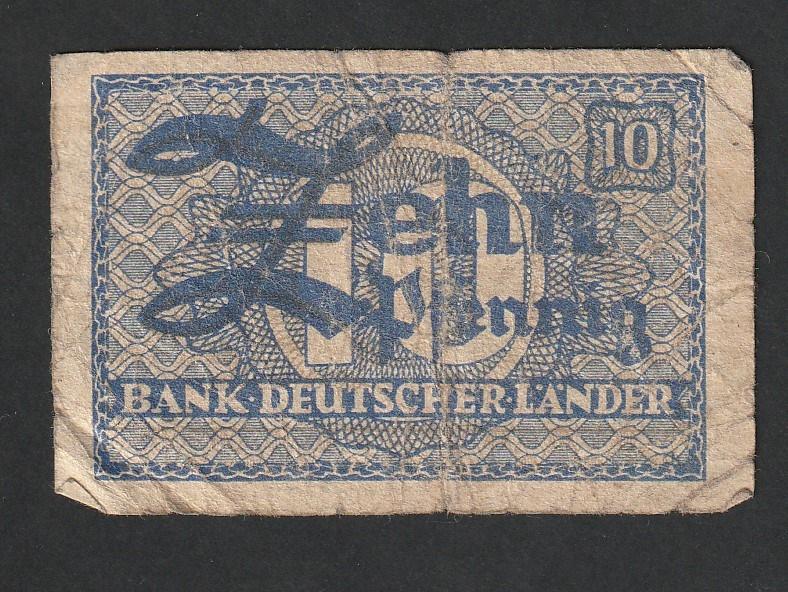 Германия, 10 пфеннингов 1948 года