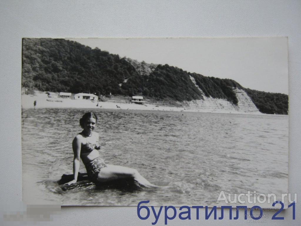 &quot; Фото девушки в море&quot;  ню 9х14 