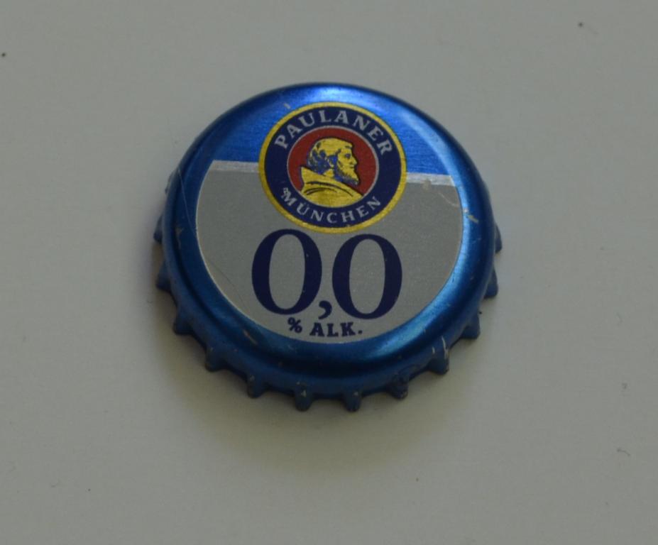 Кронен-пробка из России. PAULANER.  0,0