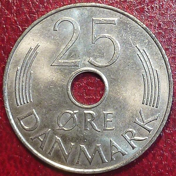 Дания 25 эре 1978 года.