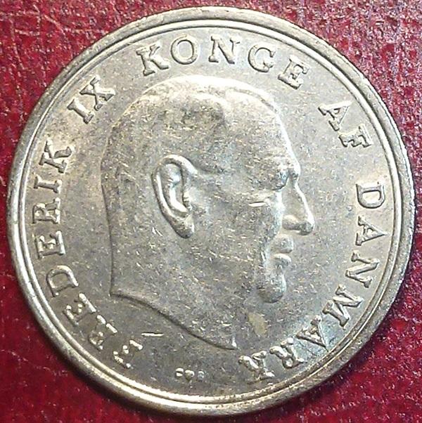 Дания 1 крона 1971 года.