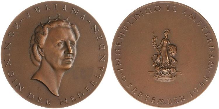 1948г. Нидерланды. Коронация Королевы Юлианы.