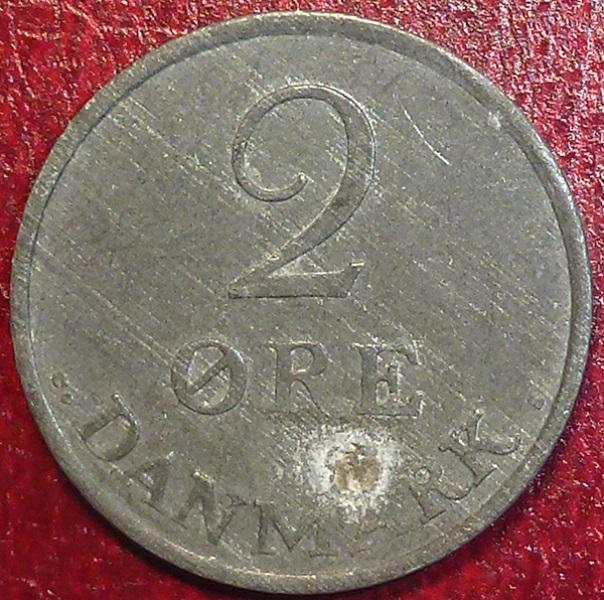 Дания 2 эре 1962 года.