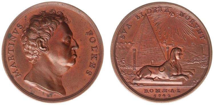 1742г.  Англия. Мартин Фолкс.