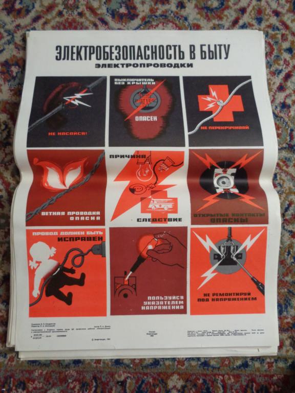 плакаты СССР,1981 год,30 шт.,одним лотом.