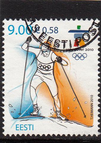 СПОРТ ОЛИМПИАДА ВАНКУВЕР ЭСТОНИЯ 2010г.  прошла почту