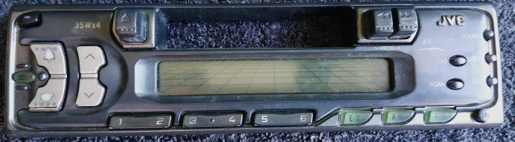 Панель автомагнитолы Кассетная JVC KS - F 110 рабочая 100 % (лот 1)