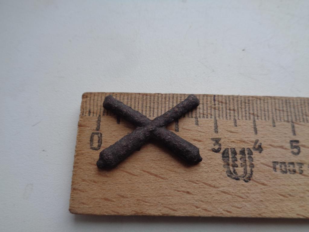 Петлица-пушки с погона-шифровка,до 1917 года.