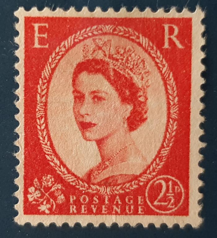 Великобритания 1955-1957. Королевские особы. Королева Елизавета. MNH** Lying watermark