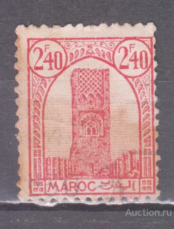 Марокко 1943 минарет Хассана в Рабате Mi199