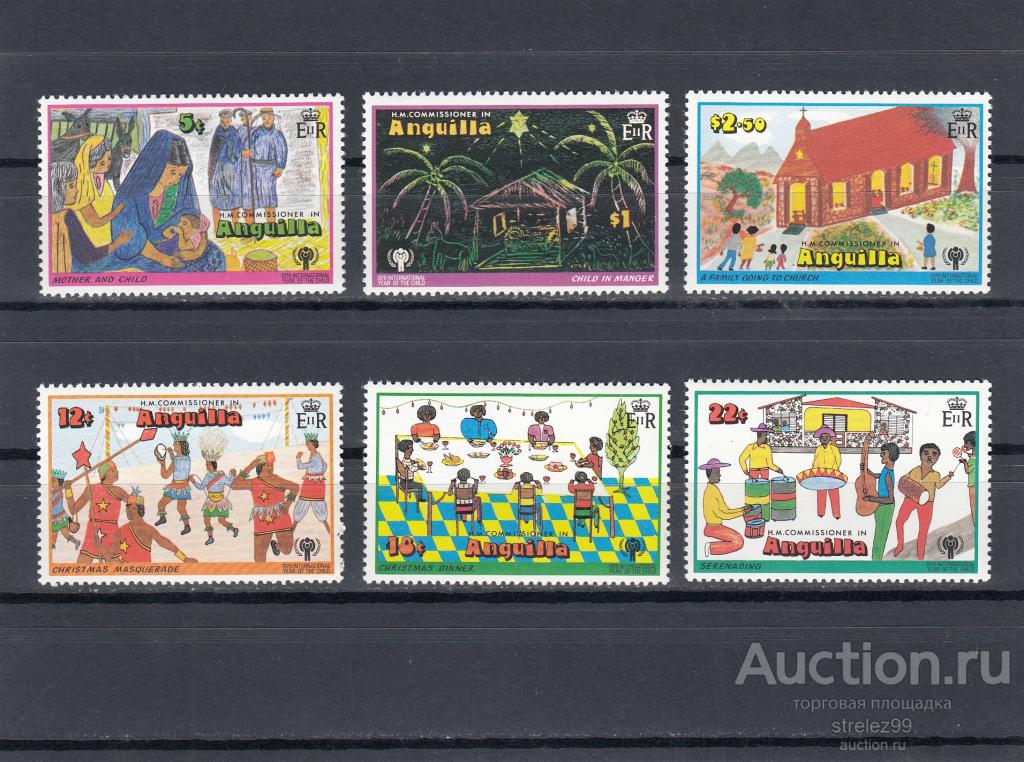 ANGUILLA  АНГИЛЛА  АНГИЛЬЯ    Защита детей   Серия 1979  Сост **  MNH