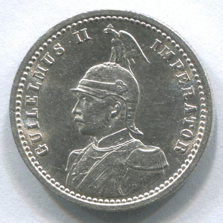 ГЕРМАНСКАЯ ВОСТОЧНАЯ АФРИКА 1/4 РУПИИ 1904 AUNC