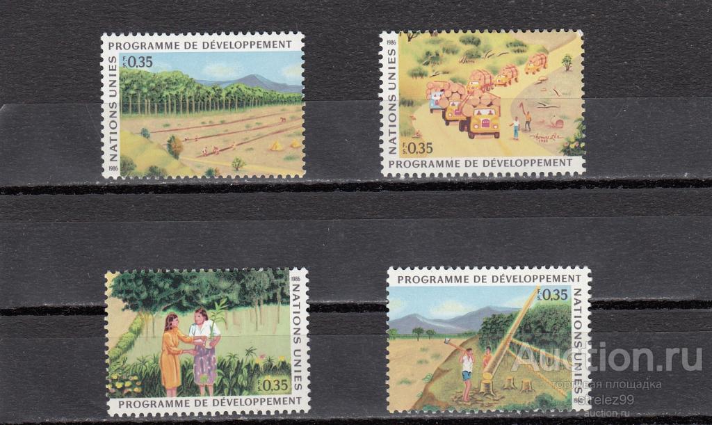 UNITED NATIONS  ООН Швейцария Женева Серия  1986 Сост** MNH