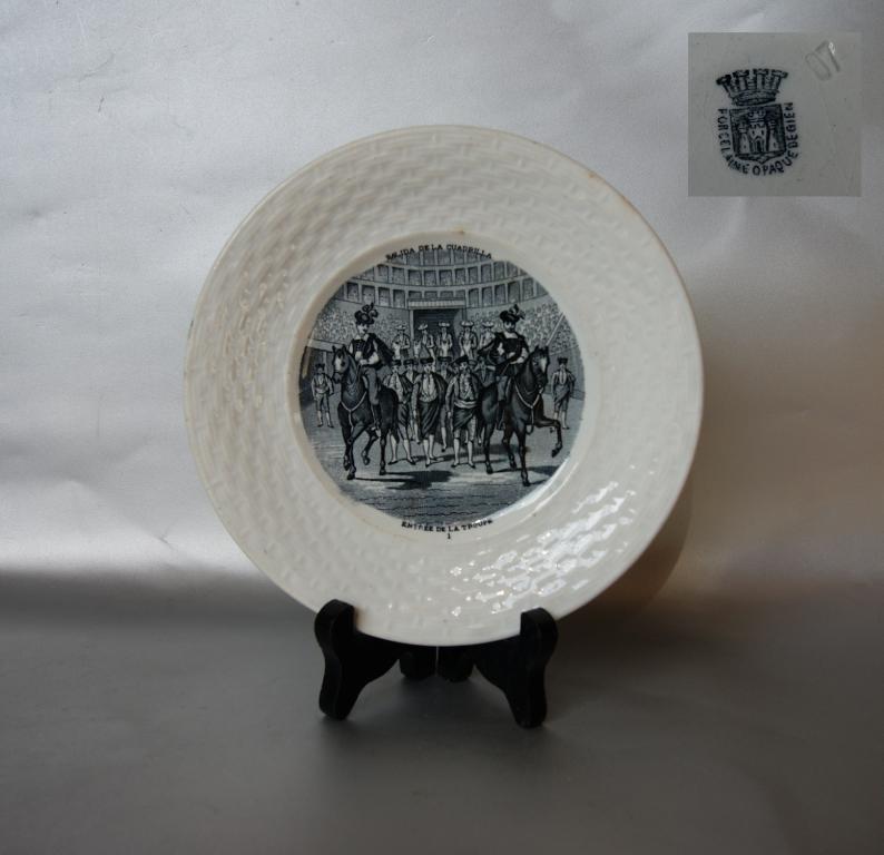 коллекционная тарелка сюжетная Коррида Европа