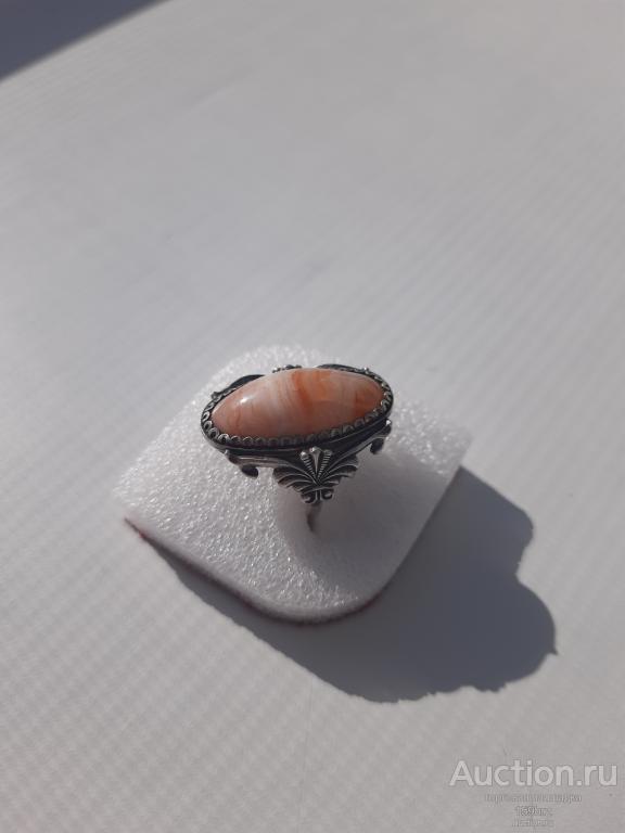 Кольцо с камнем серебро 875пр. СССР.