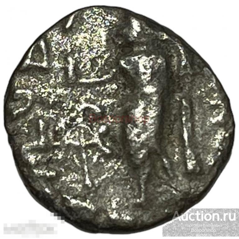 Индо-скифское царство, (Азес II) 1 драхма 35-12 гг. до н.э. (Лот №2) 