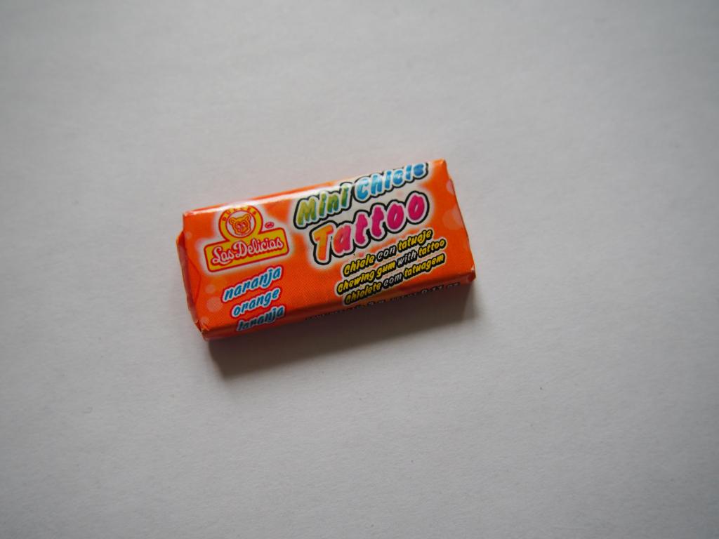 Mini Chicle Tattoo оригинальная жевательная резинка с 1 рубля ...