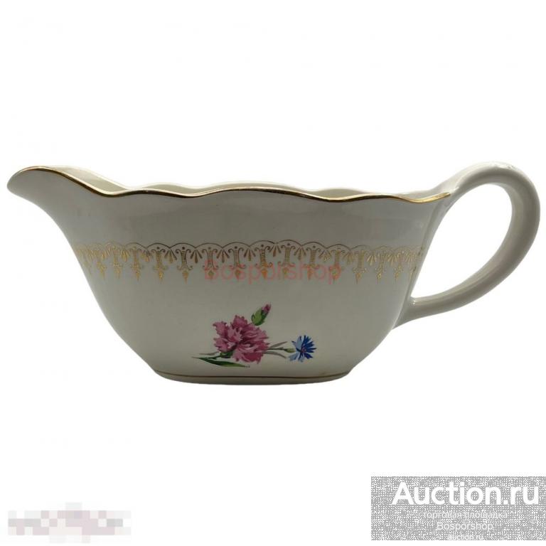 Соусник &quot;Lilitia&quot;, фаянс, 1920-1950 гг, Digoin&amp;Sarregueminies, Франция 