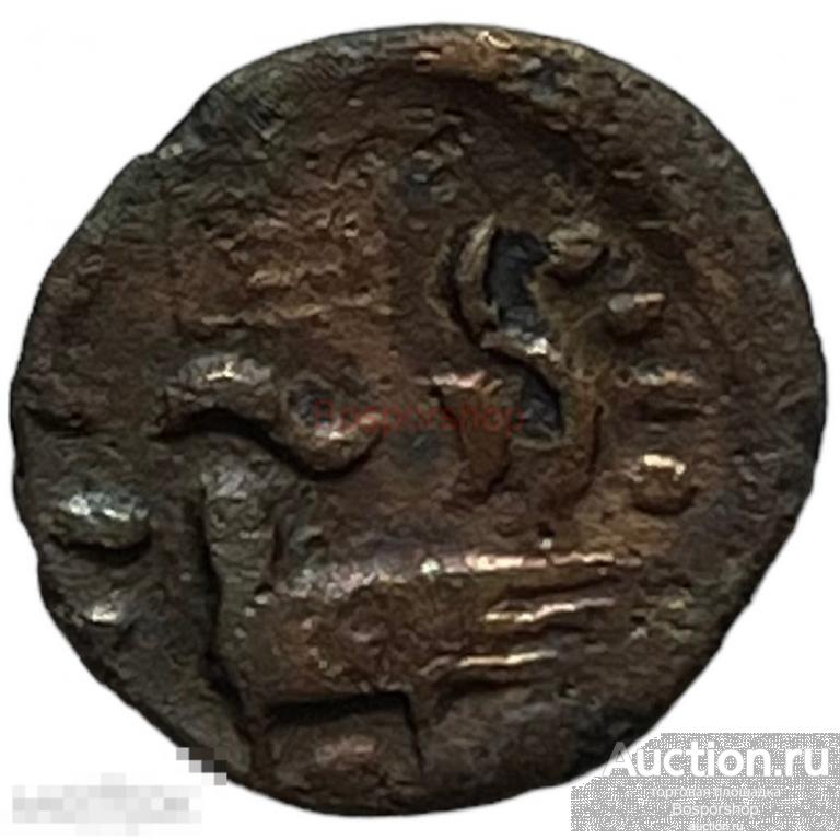 Камбоджа 2 пе (1/2 фуанга) 1847 г. 