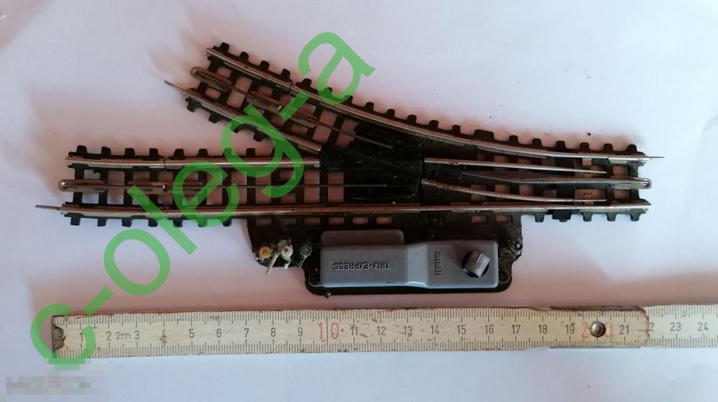 Рельсы Trix  масштаб 1:87 НО 16,5 мм 