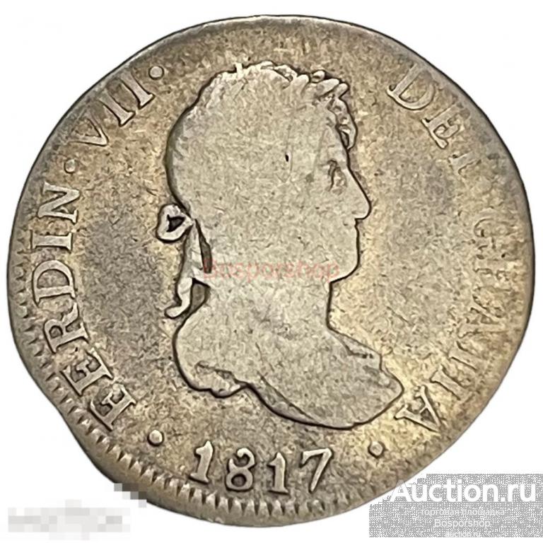 Перу 2 реала 1817 г. 