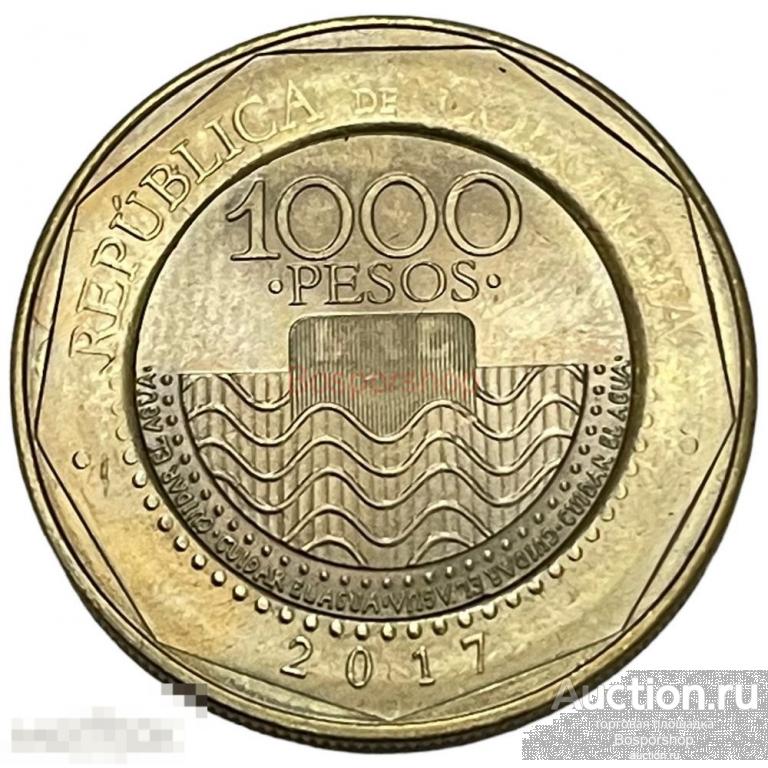 Колумбия 1000 песо 2017 г. 