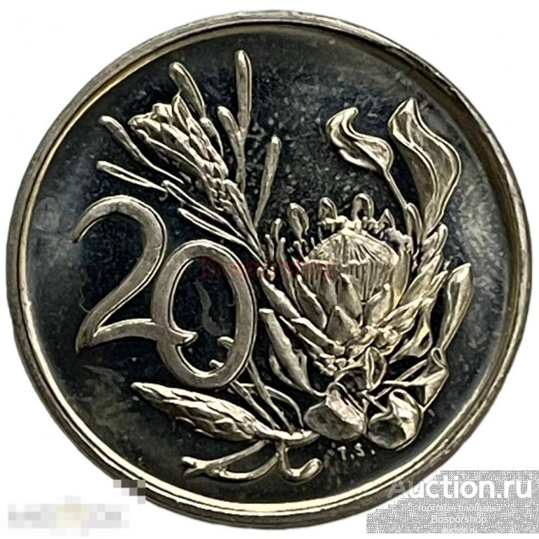 Южная Африка (ЮАР) 20 центов 1984 г. (Proof) 