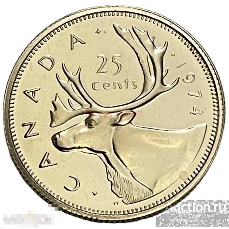 Канада 25 центов 1974 г. (2) 