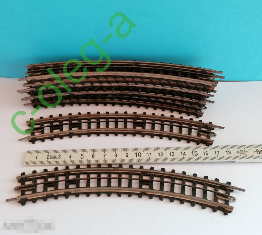 Рельсы Trix  масштаб 1:87 НО 16,5 мм 