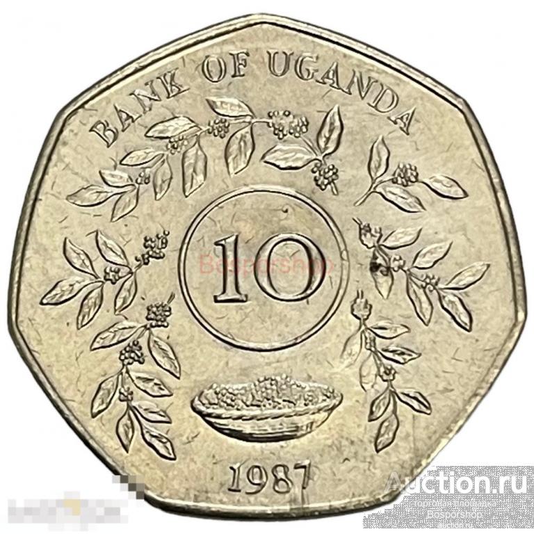 Уганда 10 шиллингов 1987 г. (3) 