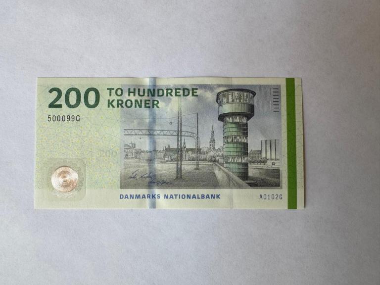 Дания, 2009 год, 200 крон, UNC