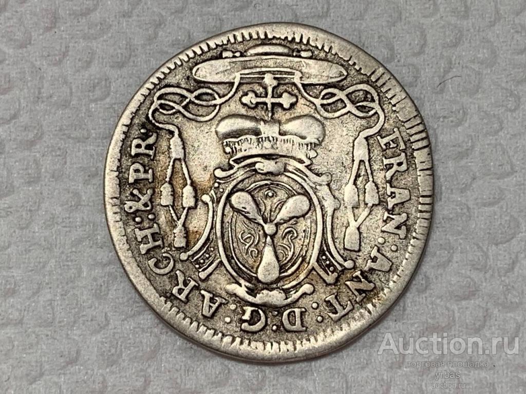 Зальцбург 4 крейцера 1726 год Серебро